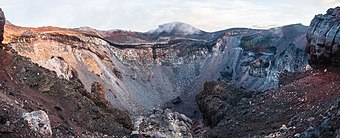 富士山火山口