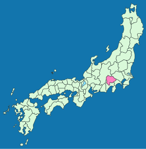 甲斐国在日本的位置