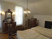 The Smith bedroom on the second floor of the main mansion.