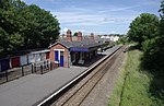 Redland station as seen from the footbridge over the tracks in 2010