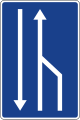 S-52a End of lane intended for circulation