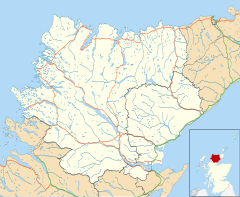 Syre is located in Sutherland