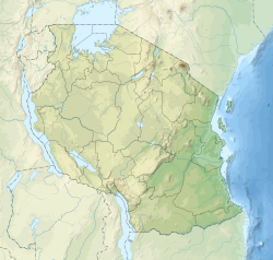 姆特瓦拉在坦桑尼亚的位置