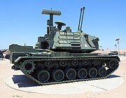 M247 "Sgt York" DIVAD (Division Air Defense) twin 40mm self propelled air defense gun.