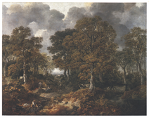 Cornard Wood, near Sudbury, Suffolk, (1748), National Gallery