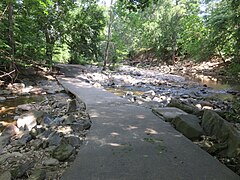 Four Mile Run Trail 3rd crossing in 2020