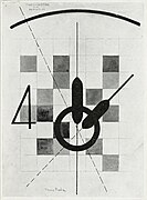 Francis Picabia, Thermomètre pour aveugles (Thermometer for the Blind), Galeries Dalmau exhibition catalogue 1922