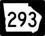 State Route 293 marker