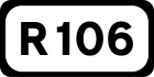 R106 road shield}}