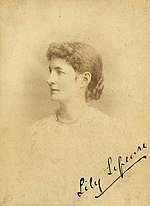 Lily Alice Lefevre in 1890