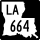 Louisiana Highway 664 marker
