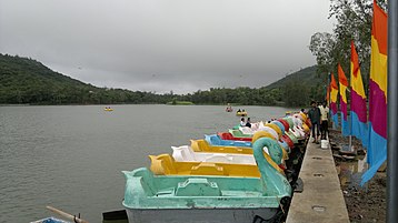 Boats at Saputara Lake