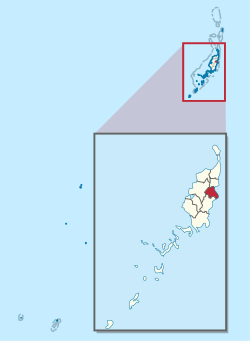Location of Melekeok in Palau