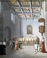L'intérieur de la chapelle de l'Inquisition, 1822 Musée du Vieux Toulouse