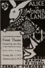 Program for Alice in Wonderland produced by Perry Newberry