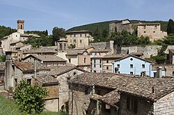 Panorama of Serrapetrona.