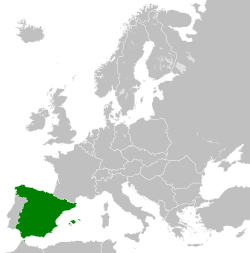 西班牙国在1975年的领土