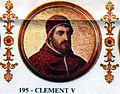195-Clement V 1305 - 1314