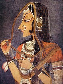 Bani Thani as Radha, ca. 1750