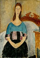 Portrait of Jeanne Hebuterne, Seated, 1918, Israel Museum, Jerusalem
