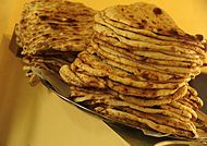 Naan bread is widely consumed in Afghanistan and Pakistan