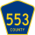 County Route 553 Alternate marker