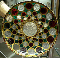 The so-called "Coupe de Chosroès", metal and carved semi-precious stone
