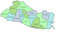 Modern El Salvador map