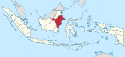 东加里曼丹省的位置（dark red） {{{region}}}[图例放大]