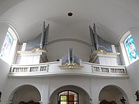 railings for the choir , Church of Sts. Peter and Paul, Jedovnice (1963)