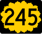 245号堪萨斯州州道 marker