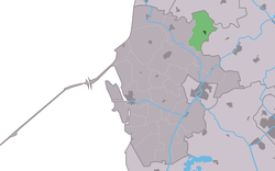 Location in the former Wûnseradiel municipality