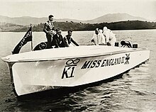Miss England III on Loch Lomond July 1932