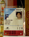 洪松荫在1984年夏季奥林匹克运动会的奥运会身份注册卡