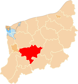 Location within the voivodeship