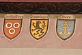 coats of arms of families from Rapperswil, among them Landenberg, Russinger, Heer ...