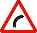 P-13a Dangerous curve to the right