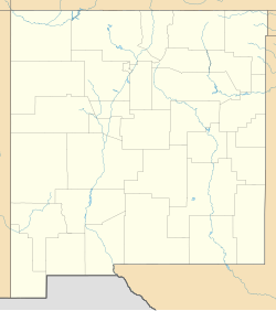 圣菲在新墨西哥州的位置