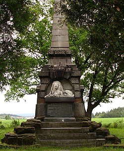 Monument to the fallen in the Battle of Náchod