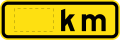 (W8-V6) Kilometre plate (used in Victoria)