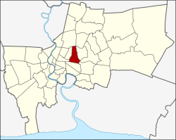 汇权县在曼谷的位置