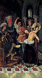 The Flagellation of St Engracia, (1474 - 1478)