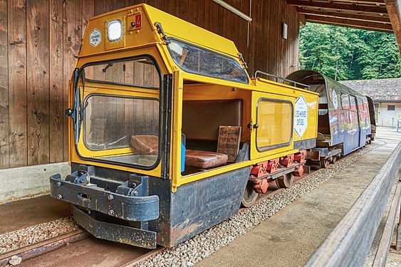 Train of the Salt Mine in Bex.
