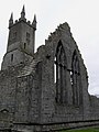 Ennis Friary, constructed in 1242.