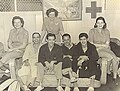 Nurses and patients at the Johnson Air Base, Japan 12 March 1951