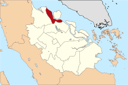 Location within Riau