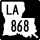 Louisiana Highway 868 marker