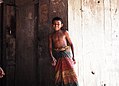 A Bengal boy wearing a lungi, a traditional dress, by Paul La Porte