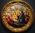 Madonna and five angels, 桑德罗·波提切利, c. 1485-1490