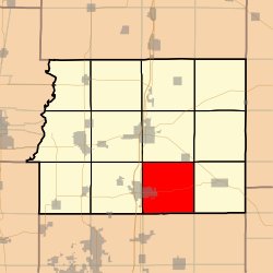 Location in Franklin County